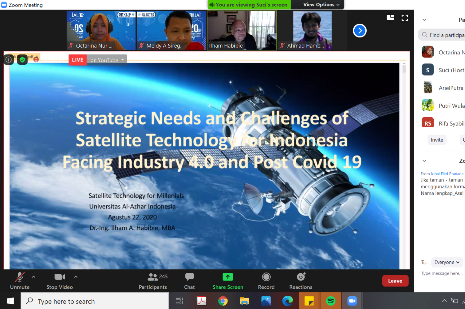 “Satellite Class II” Oleh Dr. Ing. Ilham Akbar Habibie, MBA Dan Ir. Kanaka Hidayat, M.Sc