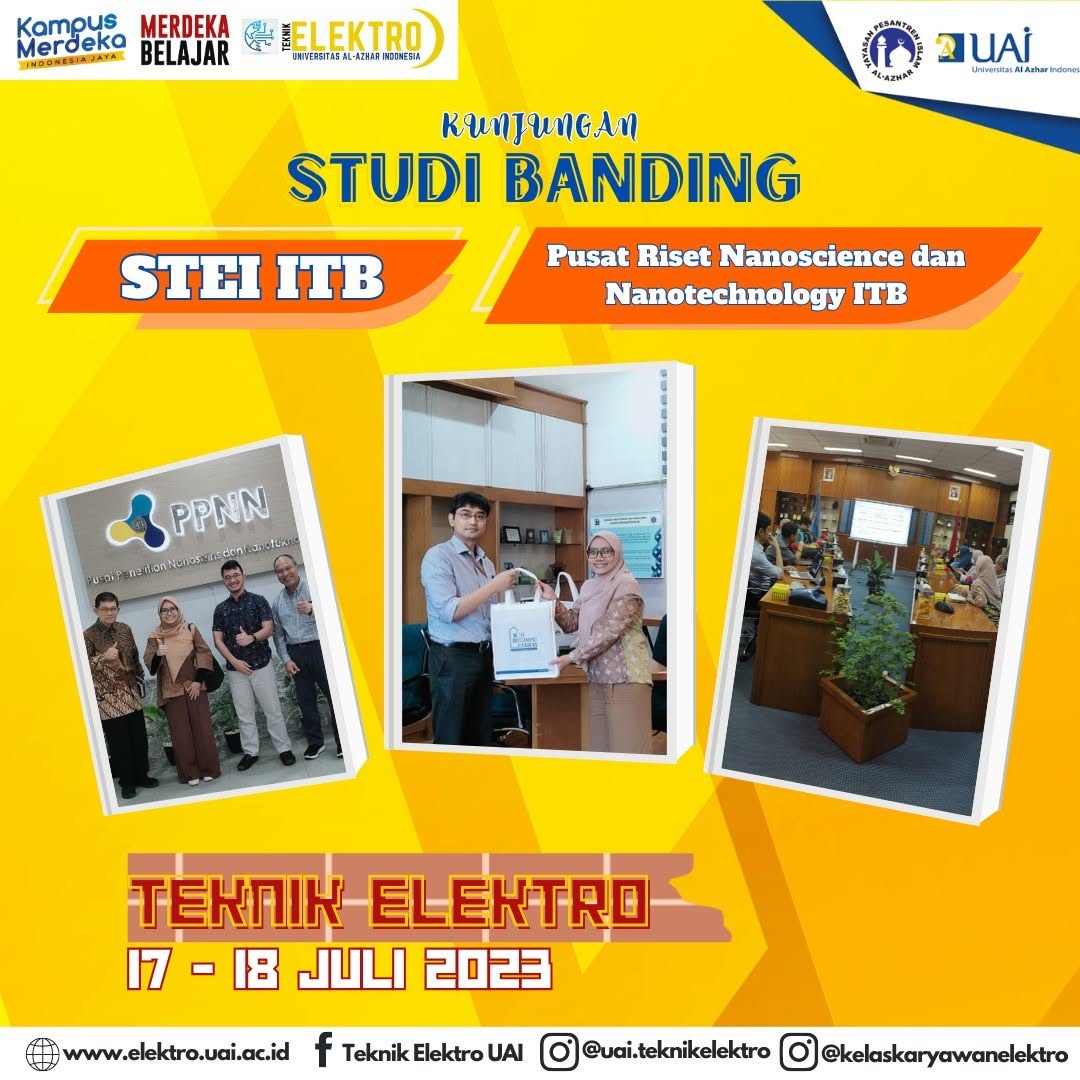 Kunjungan Studi Banding Teknik Elektro UAI ke STEI ITB dan Pusat Riset Nanoscience dan Nanotechnology ITB